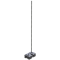 Multifoot plate | Weight: 20 kg | recycled plastic, black | with additional 2 x crossed 80 x 40 mm insert pocket